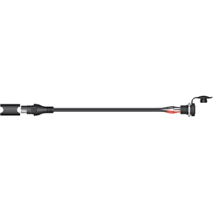 raccord pour chargeur tecmate connexions sae/prise tableau de bord din étanche 12v, 10a max, l: 0,5m. remplace xtesae78.