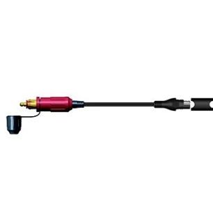 raccord pour chargeur tecmate connexions sae/fiche allume cigare mâle din 12v, 10a max, l: 1,2m. remplace xtesae79.