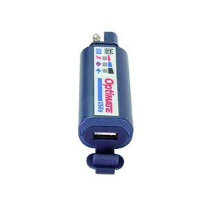accessoire tecmate. combinaison du chargeur usb 2400ma et du contrôleur de batterie 3-led, avec protection de la batterie du véh