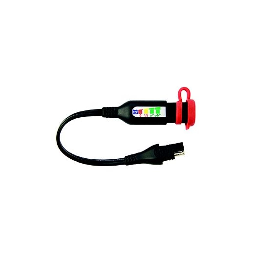 accessoire tecmate. contrôle du système de charge/de l'état de la batterie pour batterie plomb-acide 12 v, avec capacité de conn