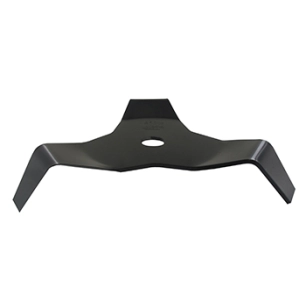 gamme professionnelle - lame 3 dents spéciale mulching pour débroussailleuse - coupe de 300mm, alésage: 25,4mm, épaisseur: 4mm.