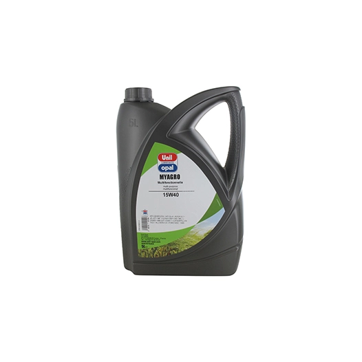 huile à usage mixte (essence ou diesel) 15w40 unil-opal myagro. bidon de 5 l.