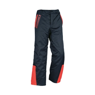 pantalon sécurité modèle ecoline. taille 62 . protection anti-coupure classe 1. testé kwf. tissu 70% polyamide, 30% cotton. 2 p
