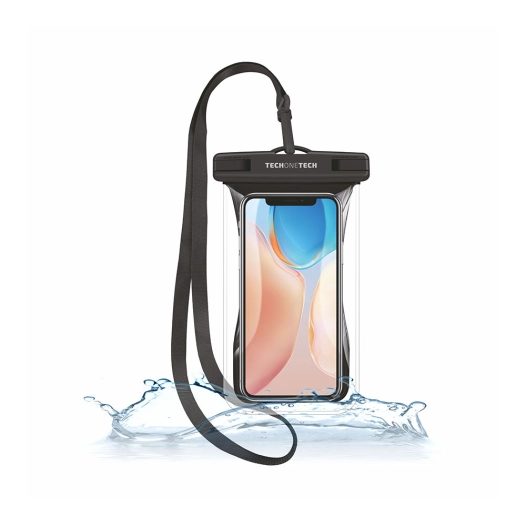 coque imperméable flottante tpu ipx8 noir