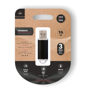 2 lecteur pendrive basic noire 16 go mémoire usb