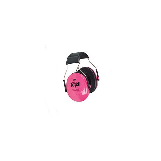 casque anti-bruit 3m™ peltor™ 27db. modèle kid rose. type serre-tête et destiné à un usage pour enfants de 1 à 7 ans. poids: 175