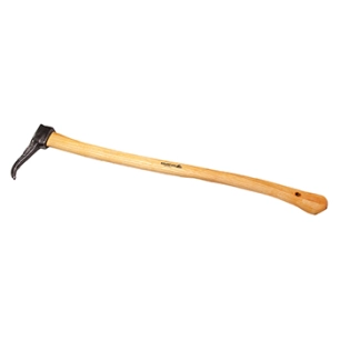 sapie manche bois 800mm avec tête acier ck45 forgée main 800g.