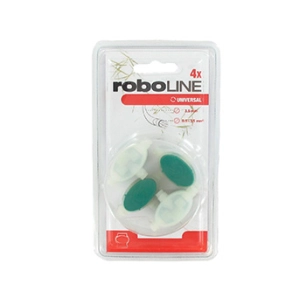 blister de 4 connecteurs de câble 3 connexions à sertir pour câbles robot. protection étanche ip67, pour câbles de section 0,5 à