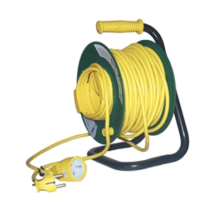 enrouleur électrique câble en pvc. l: 25m ,3x1,5mm².