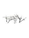 Rivets Blanc Ø4.0 x 10mm - Boite 50 + forêt - RAPID