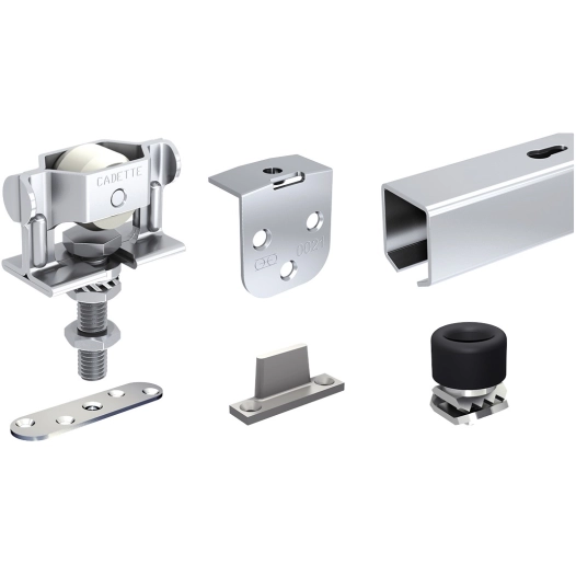 Système pour porte coulissante droite de 40 kg cadett 185 cadett185-1
