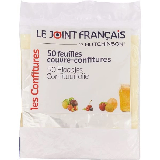 sachet de 50 feuilles couvre-confitures - le joint français