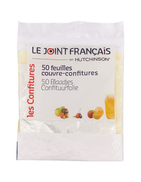 sachet de 50 feuilles couvre-confitures - le joint français