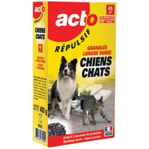 répulsif chien chat 400gr acto rech4 - acto