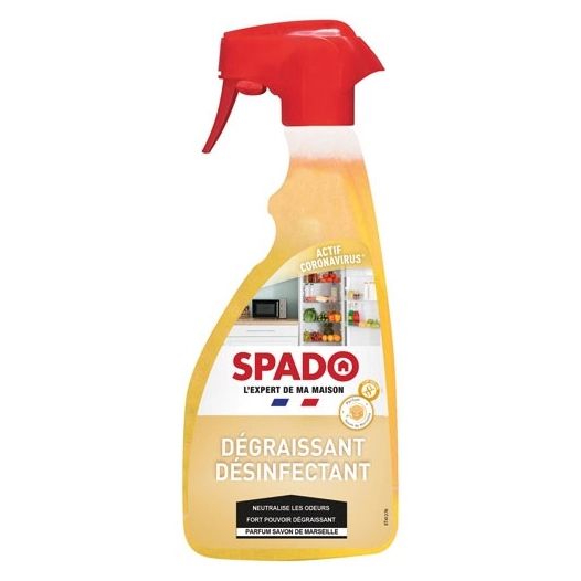 dégraissant désinfectant cuisine 500ml - spado