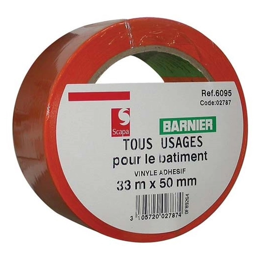 adhésif multiusages 33mx50mm orange scapa - barnier