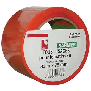 adhésif multiusages 33mx75mm orange scapa - barnier