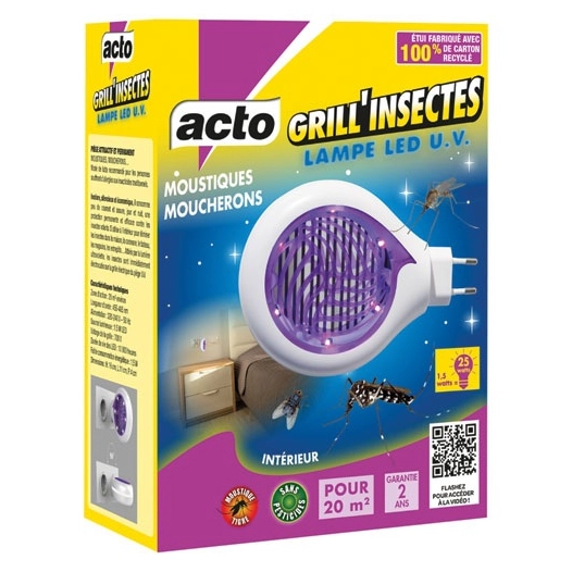 acto griil insectes lampe led uv - acto
