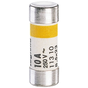 fusible 8x23 10a sans voyant - legrand