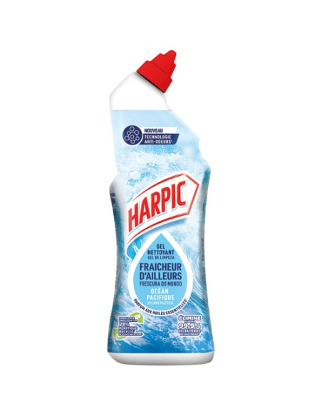 harpic gel wc ocean pacifique 750 ml - harpic