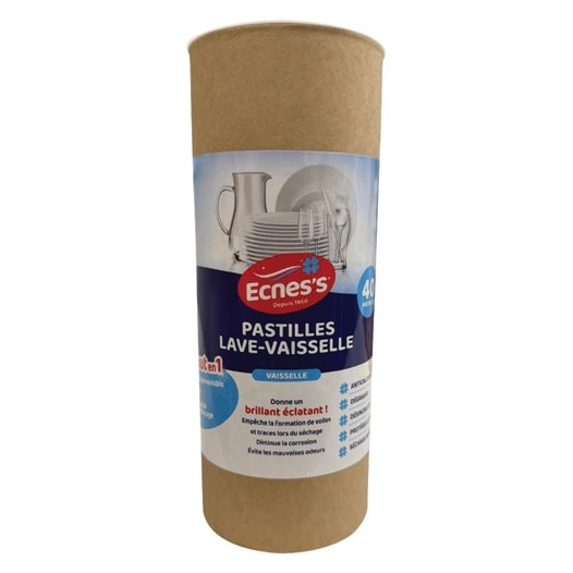 pastilles lave-vaisselle ecness 5 en 1 x25 - ecness