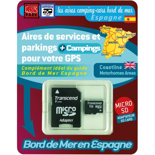carte sd pour gps garmin bord de mer espagne - trailer's park