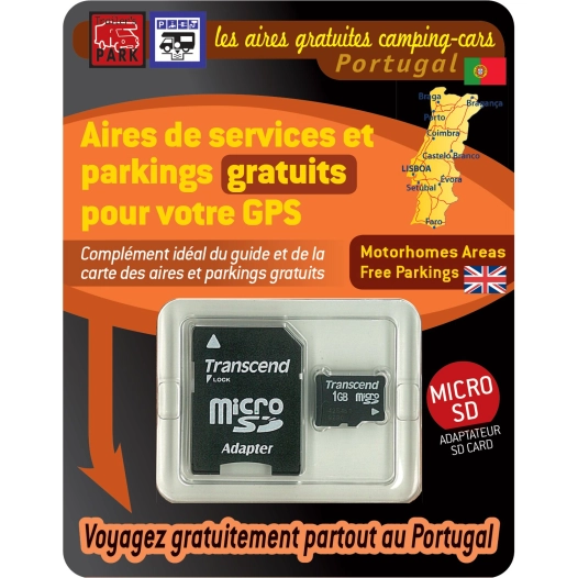 carte sd pour gps garmin aires gratuites portugal - trailer's park