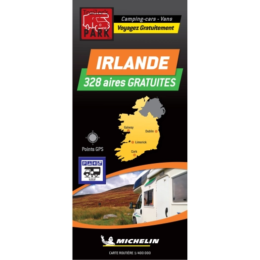 cartes routières aires gratuites irlande - trailer's park