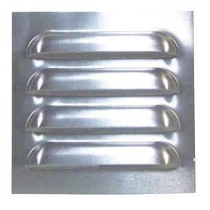 grilles en saillie en aluminium brossé 115 x 115 mm