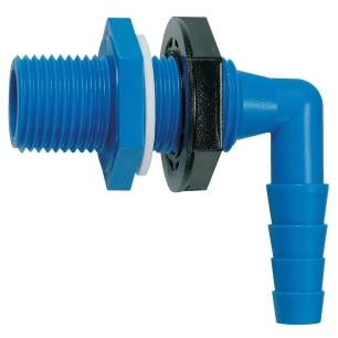 raccord coudé de réservoir pour tuyau diam. 10 mm - lilie