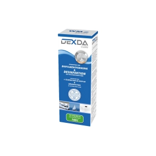 nettoyant et désinfectant pour eau claire dexda clean pour des réservoirs jusqu'à 160 litres. - aqua