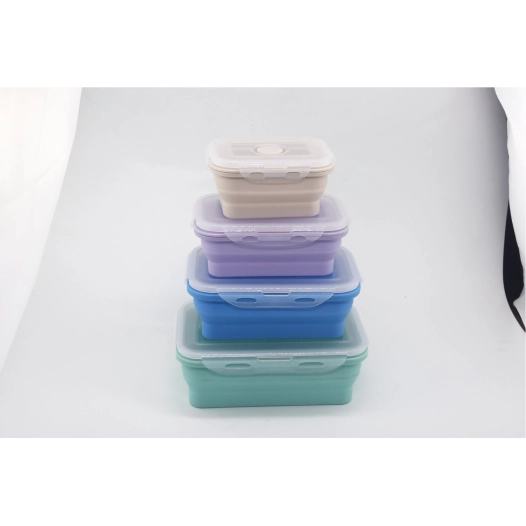 pack 4 boîtes alimentaires rétractables - incasa