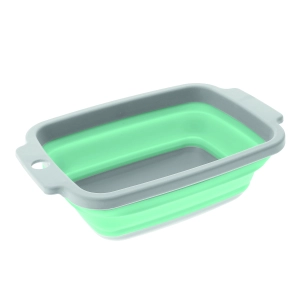 plat rectangle rétractable petit modèle vert - incasa