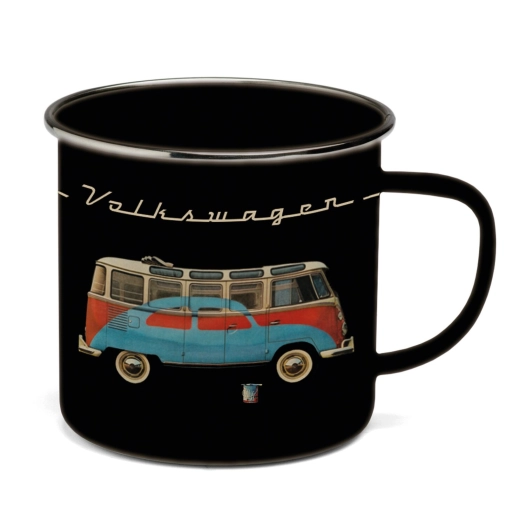 mugs émaillés combi et coccinelle - vw collection