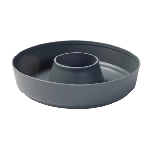 moule en silicone pour four a l'unité. gris anthracite - omnia