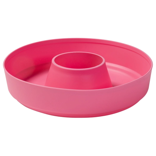 moule en silicone pour four a l'unité. rose - omnia