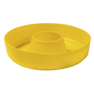 moule en silicone pour four a l'unité. jaune - omnia