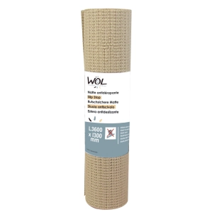natte antidérapante beige - wol