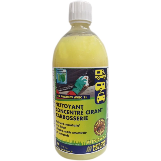 shampoing concentré cirant pour carrosserie klinowax - matt chem