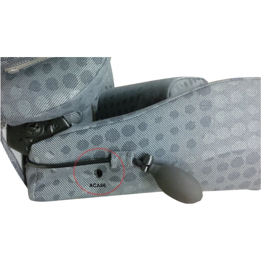 point de fixation de la ceinture de sécurité sur le caisson pour ford transit de 0013