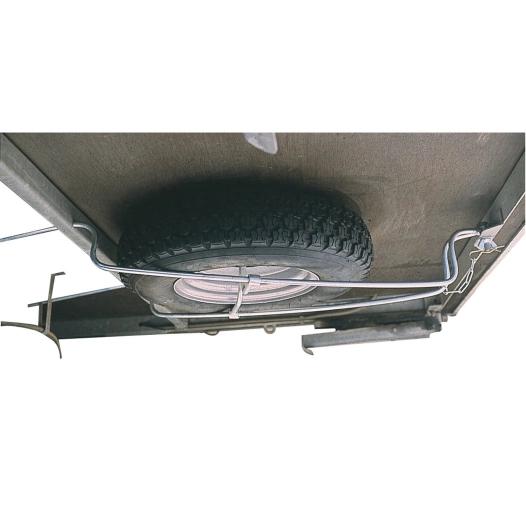 porte-roue de caravane sous châssis