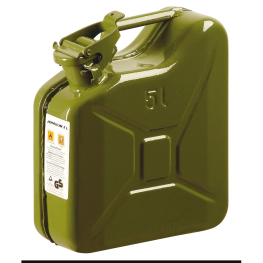 jerrican métal à carburant 5 litres