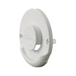 partie extérieure pour kit cheminée latérale zr80 blanc - truma