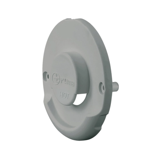 partie extérieure pour kit cheminée latérale zr80 gris clair - truma