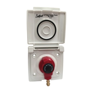 boitier sortie gaz barbecue - prise gaz rouge - gaslow