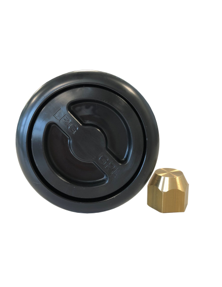 bouchon boite de transfert noir - gaslow