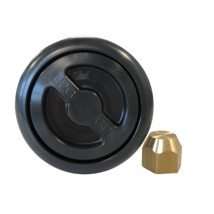 bouchon boite de transfert noir - gaslow