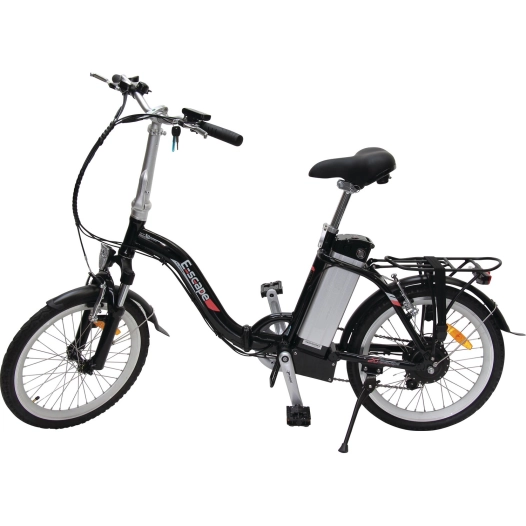 vélo à assistance électrique pliant classic 20'' noir - e-scape