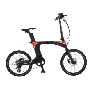 vélo à assistance électrique pliant 20'' carbon - eza