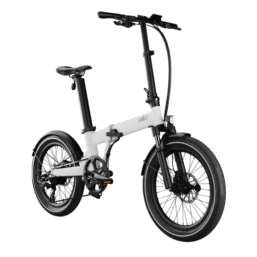 vélo à assistance électrique pliant 20'' afternoon 2022 gris - eovolt